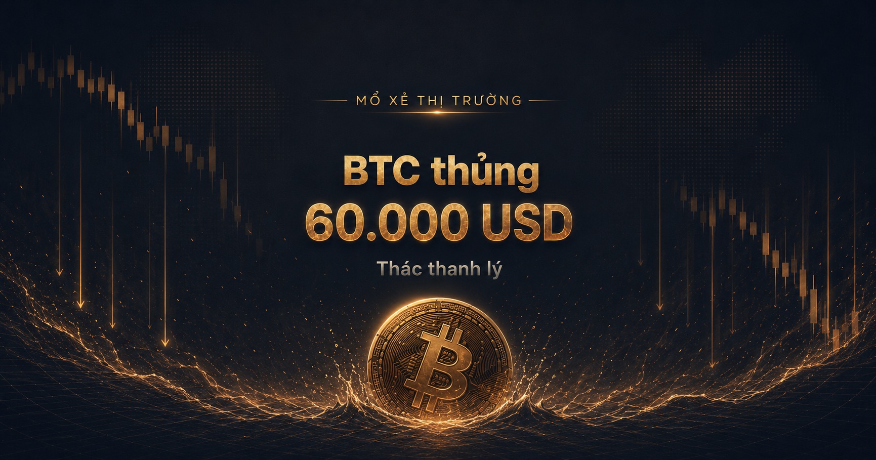 BTC thủng 60.000 USD: Đòn bẩy đã khuếch đại cú giảm như thế nào?