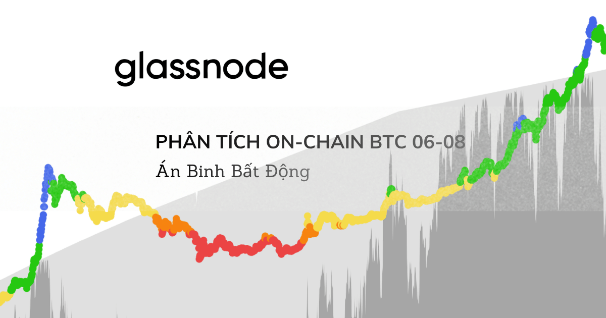 Phân Tích On-Chain BTC 06/08: "Án Binh Bất Động"