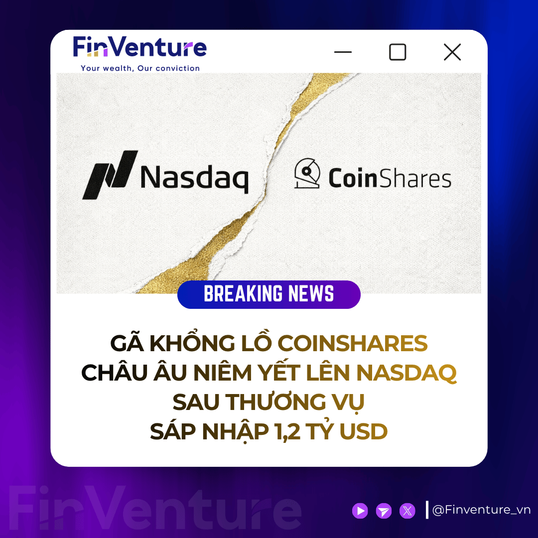 CoinShares Lên Sàn Nasdaq: Cú Hích 1,2 Tỷ USD Xóa Nhòa Ranh Giới TradFi & Crypto