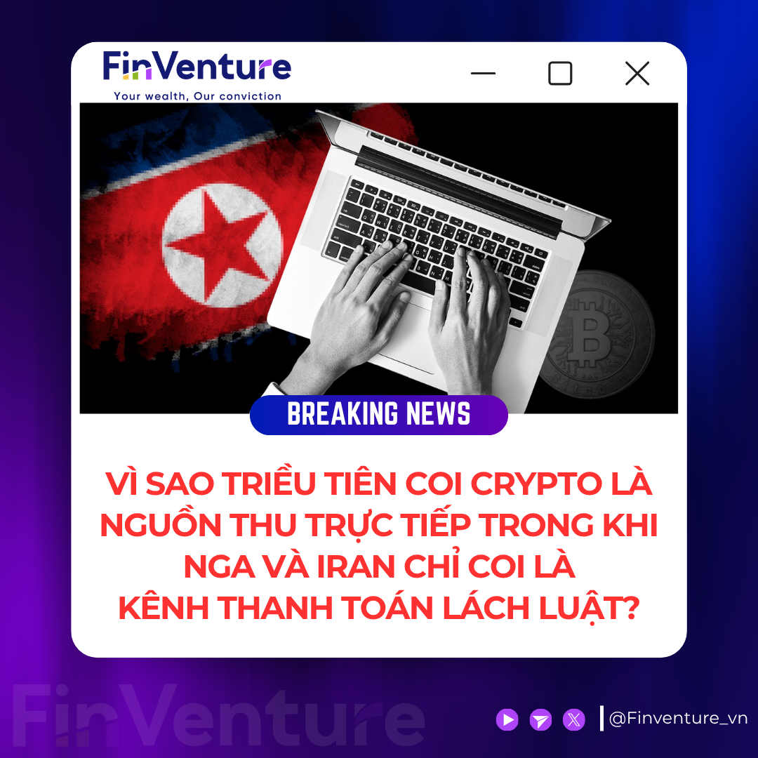Vì Sao Triều Tiên Coi Crypto Là Nguồn Thu Trực Tiếp Trong Khi Nga Và Iran Chỉ Coi Là Kênh Thanh Toán Lách Luật?