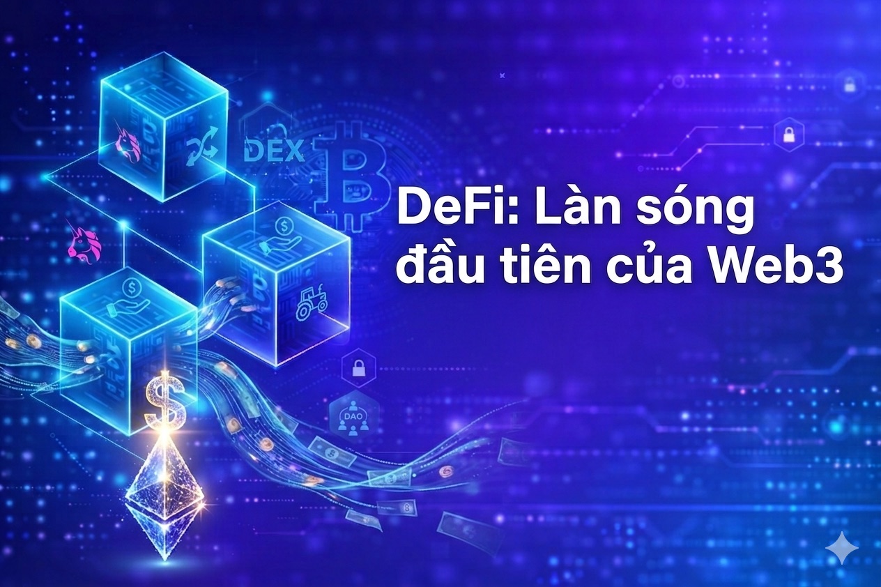 Web3 bắt đầu từ đâu? Vì sao DeFi là làn sóng đầu tiên của Web3