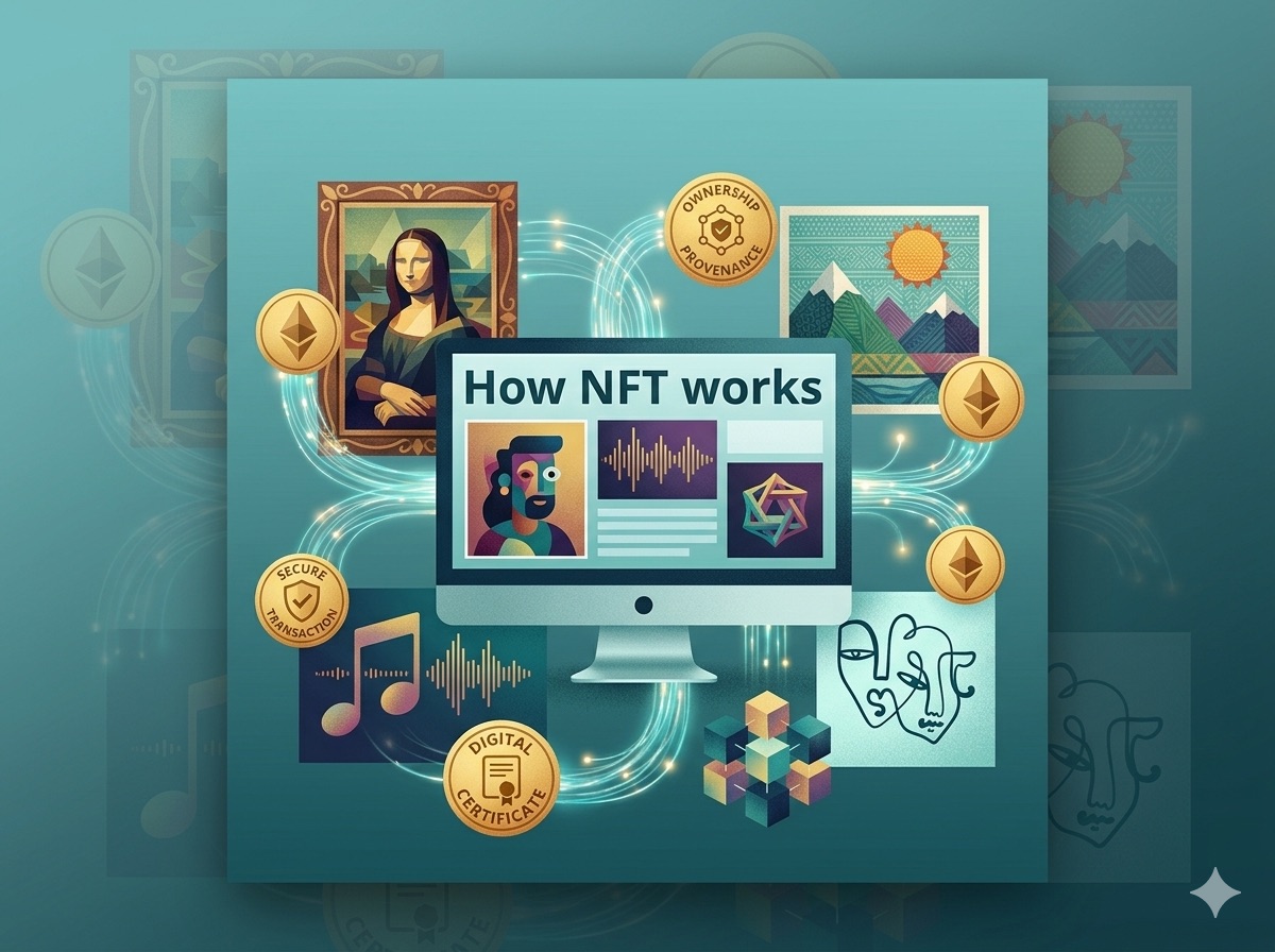 NFT hoạt động như thế nào? Từ minting đến ví điện tử