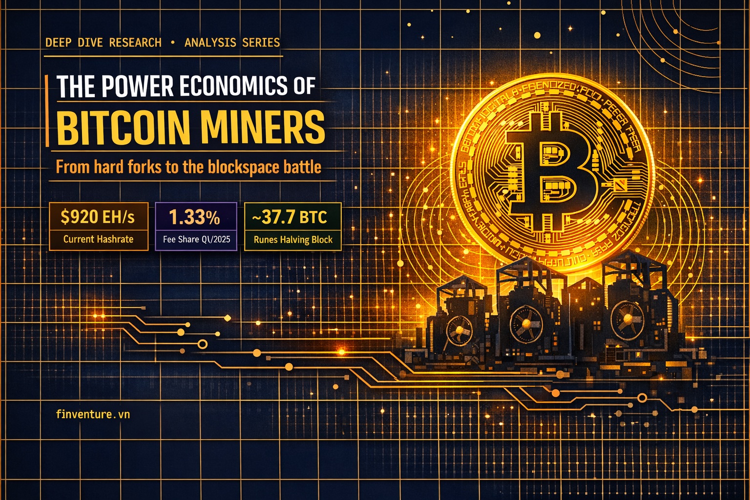 Thợ đào Bitcoin và kinh tế quyền lực của mạng lưới