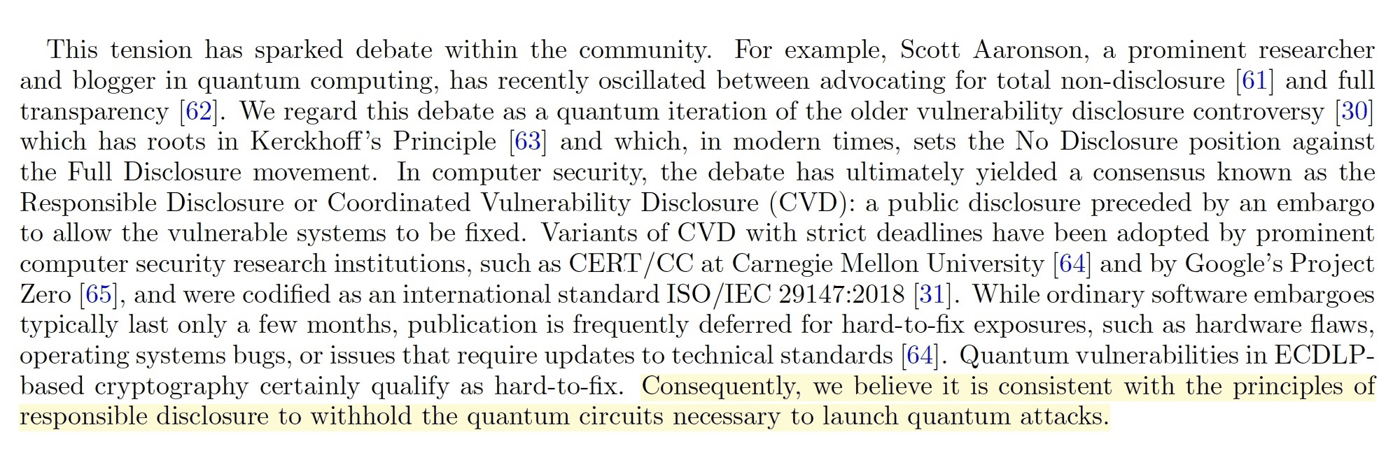 Google Responsible Disclosure