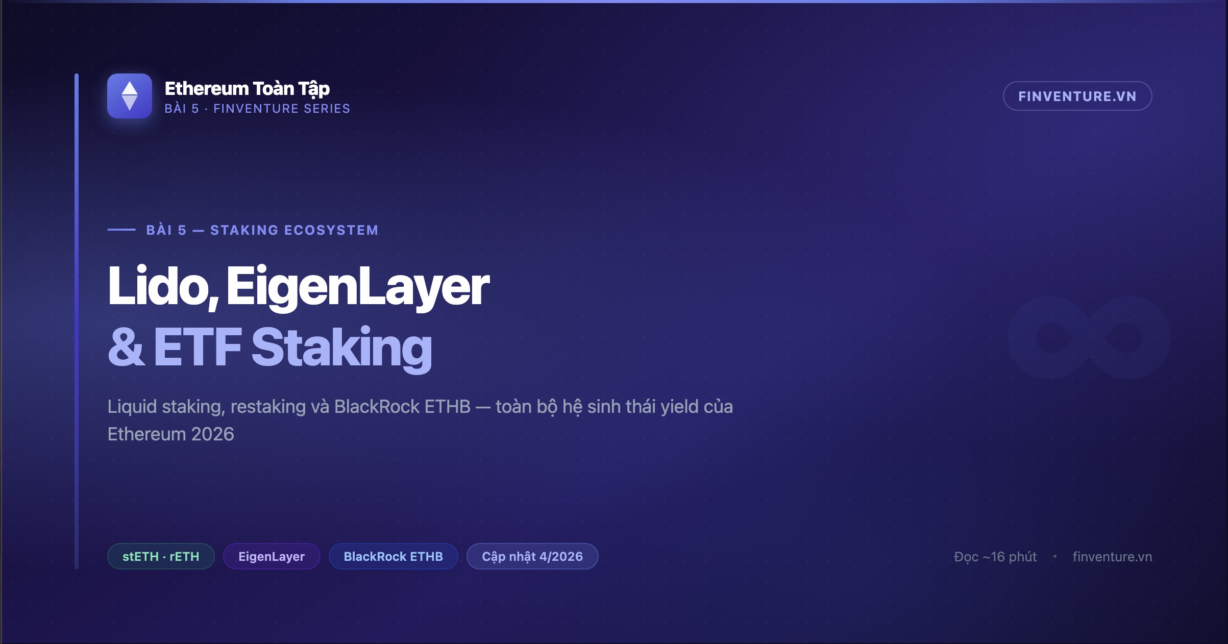 Ethereum Toàn Tập — Bài 5: Liquid Staking, Restaking & ETF Staking